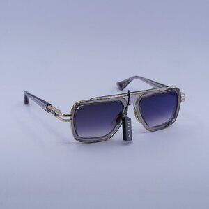 Dita LXN-EVO DTS-403-A-02 Sunglasses Grey/Gold Aviator Frame, Blue Lenses
